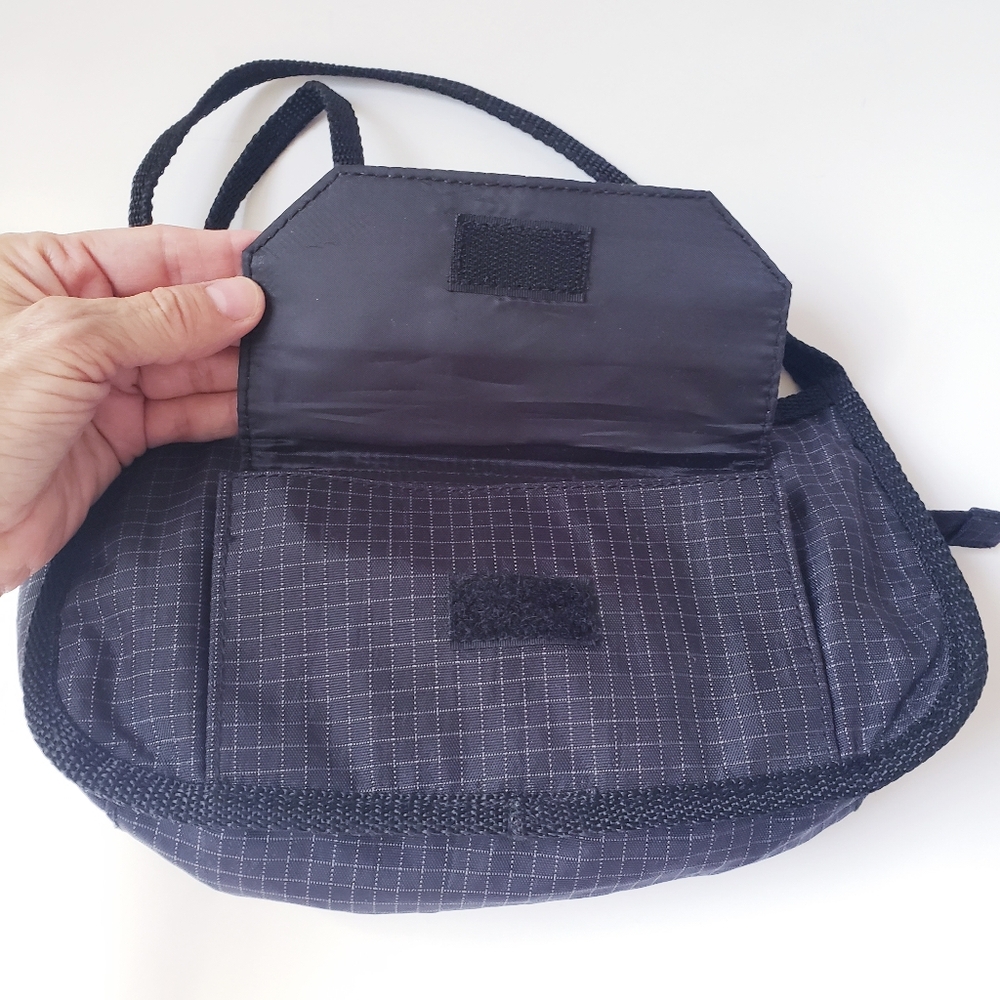 Vintage Fossil Black Nylon Mini Bag - Picture 3 of 10